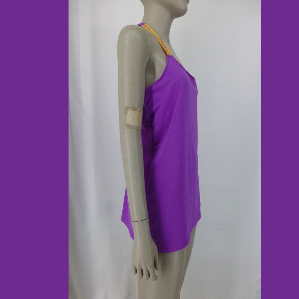 Adidas Racerback Lakers Color Climalite Racer BackTank Top - Picture 2 of 10